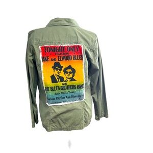 ⭐️ Custom Made Blues Brothers‎ Band Green Coat Size Large